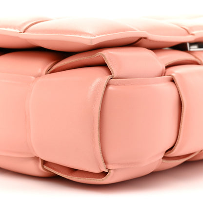 Bottega Veneta Nappa Maxi Intreccio Padded Cassette Crossbody Bag Peachy 8 of 14