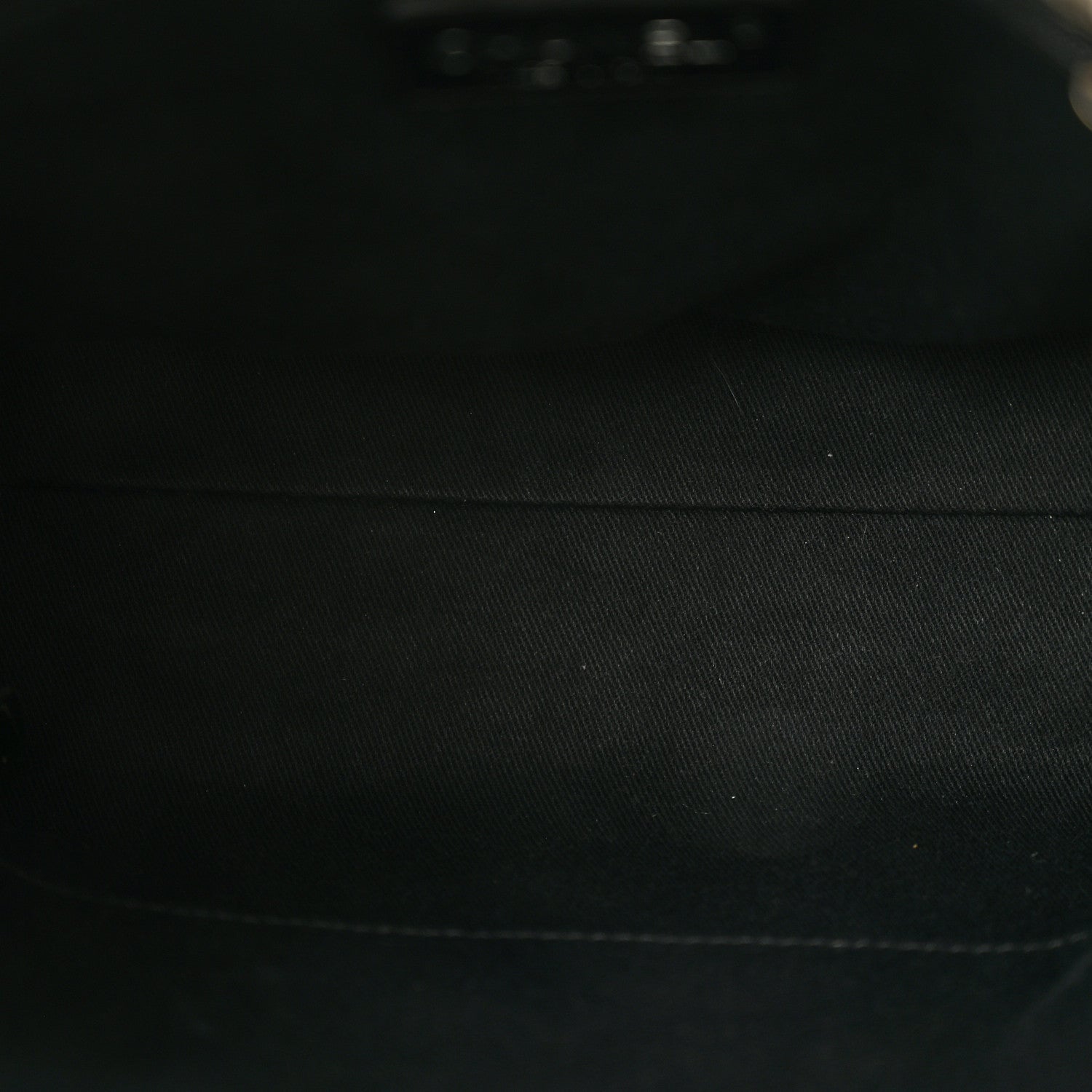 Chanel Canvas Mini Deauville Tote Dark Grey 5 of 12