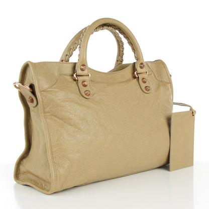 Balenciaga Agneau Giant 12 Rose Gold Hardware City Latte Beige 3 of 7