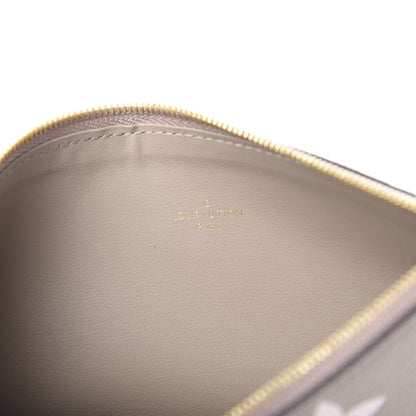Louis Vuitton Empreinte Monogram Giant Pochette Felicie Zippered Insert Tourterelle Creme 5 of 5