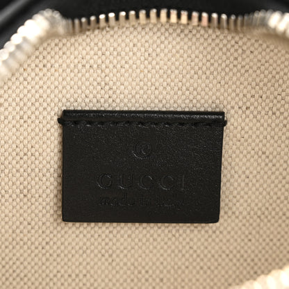 Gucci Calfskin GG Tennis Embossed Belt Bag Black 6 of 12