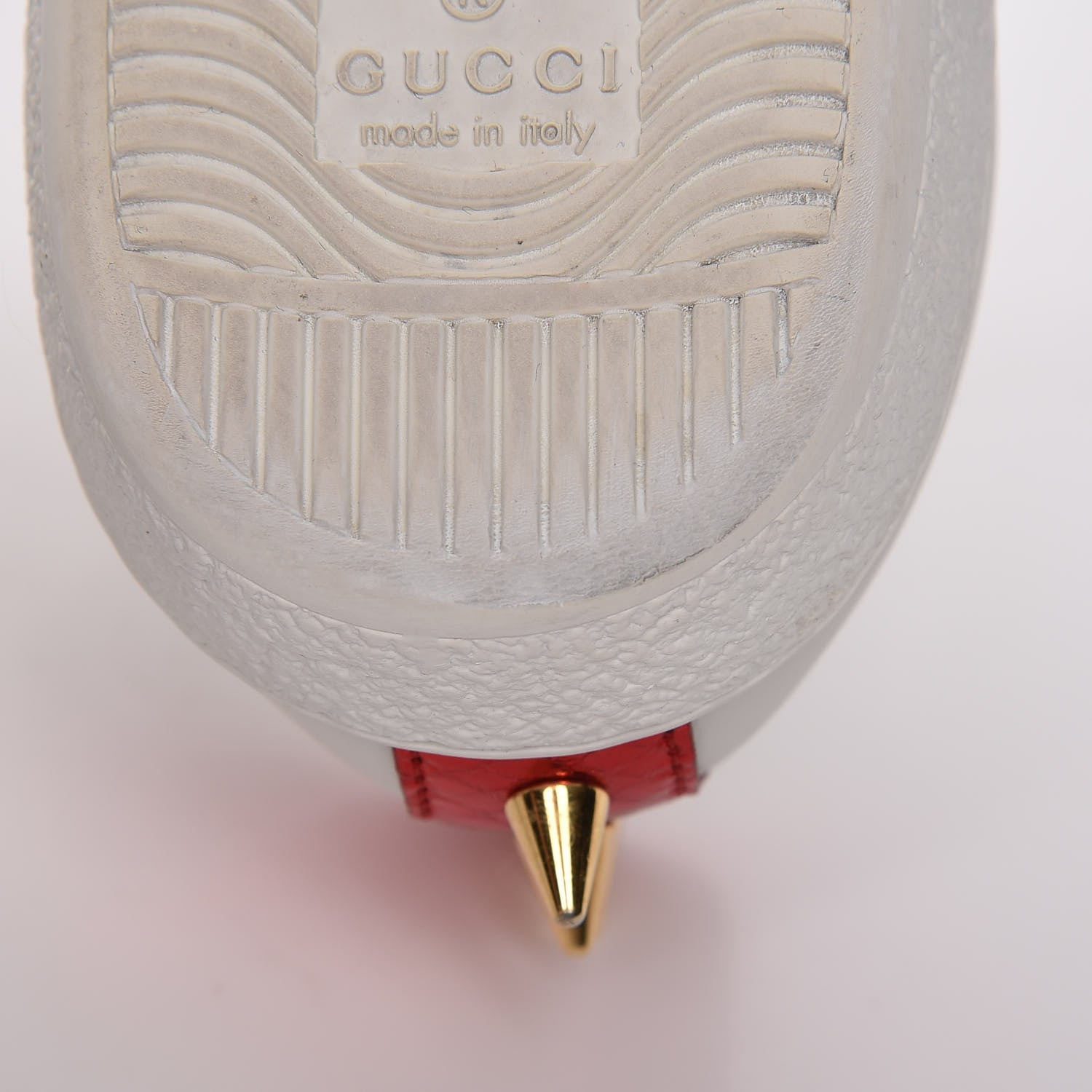 Gucci Calfskin Web Pearl Studded Womens Ace Sneakers 36 White 12 of 22
