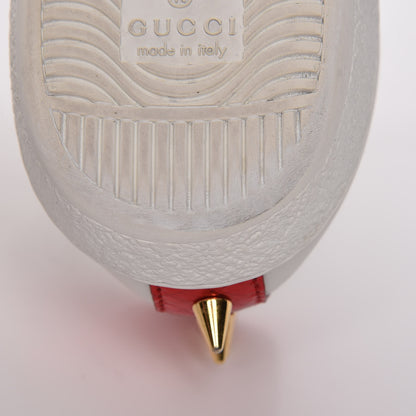 Gucci Calfskin Web Pearl Studded Womens Ace Sneakers 36 White 12 of 22