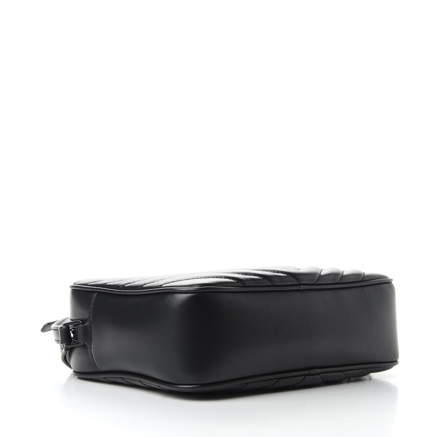 Saint Laurent Calfskin Matelasse Monogram Lou Camera Bag Black 4 of 9