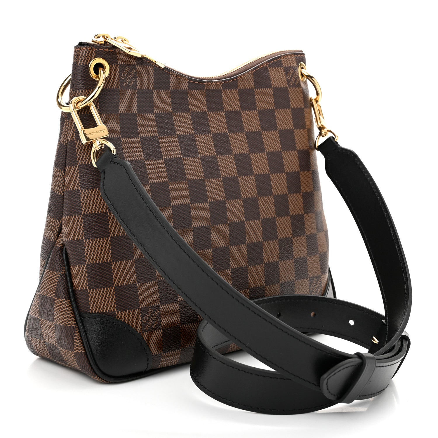 Louis Vuitton Damier Ebene Odeon PM Black 3 of 9