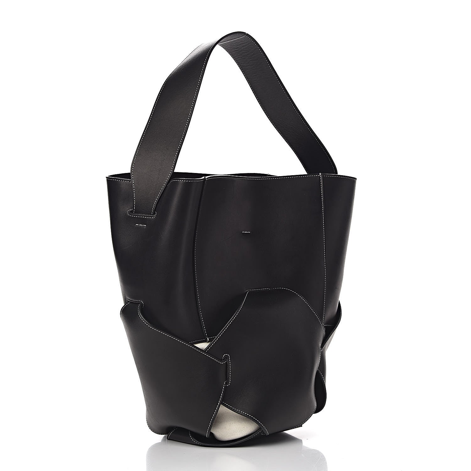 Celine Natural Calfskin Large Holdall Shoulder Bag Black 4 of 11