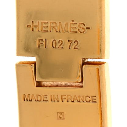 Hermes Enamel Narrow Clic Clac H Bracelet GM Orange 4 of 6