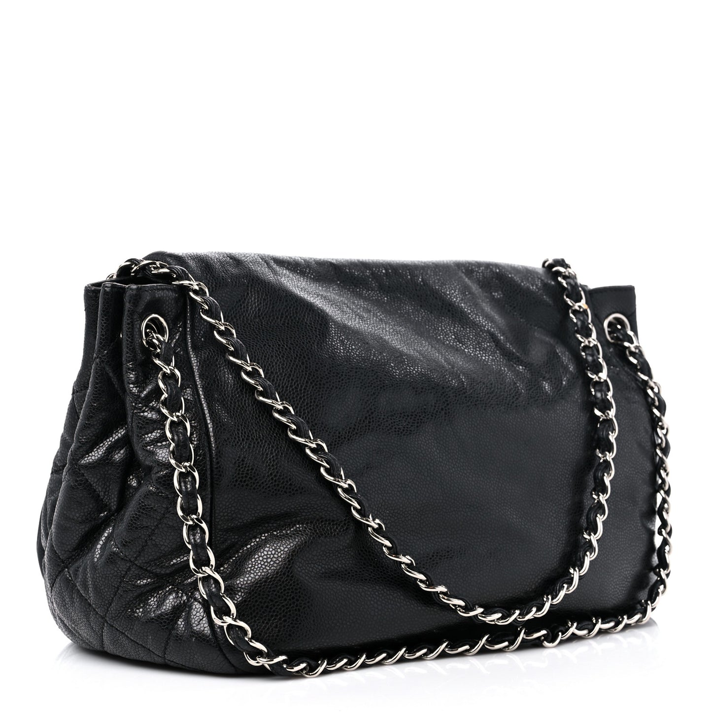 Caviar Timeless CC Accordion Flap Black