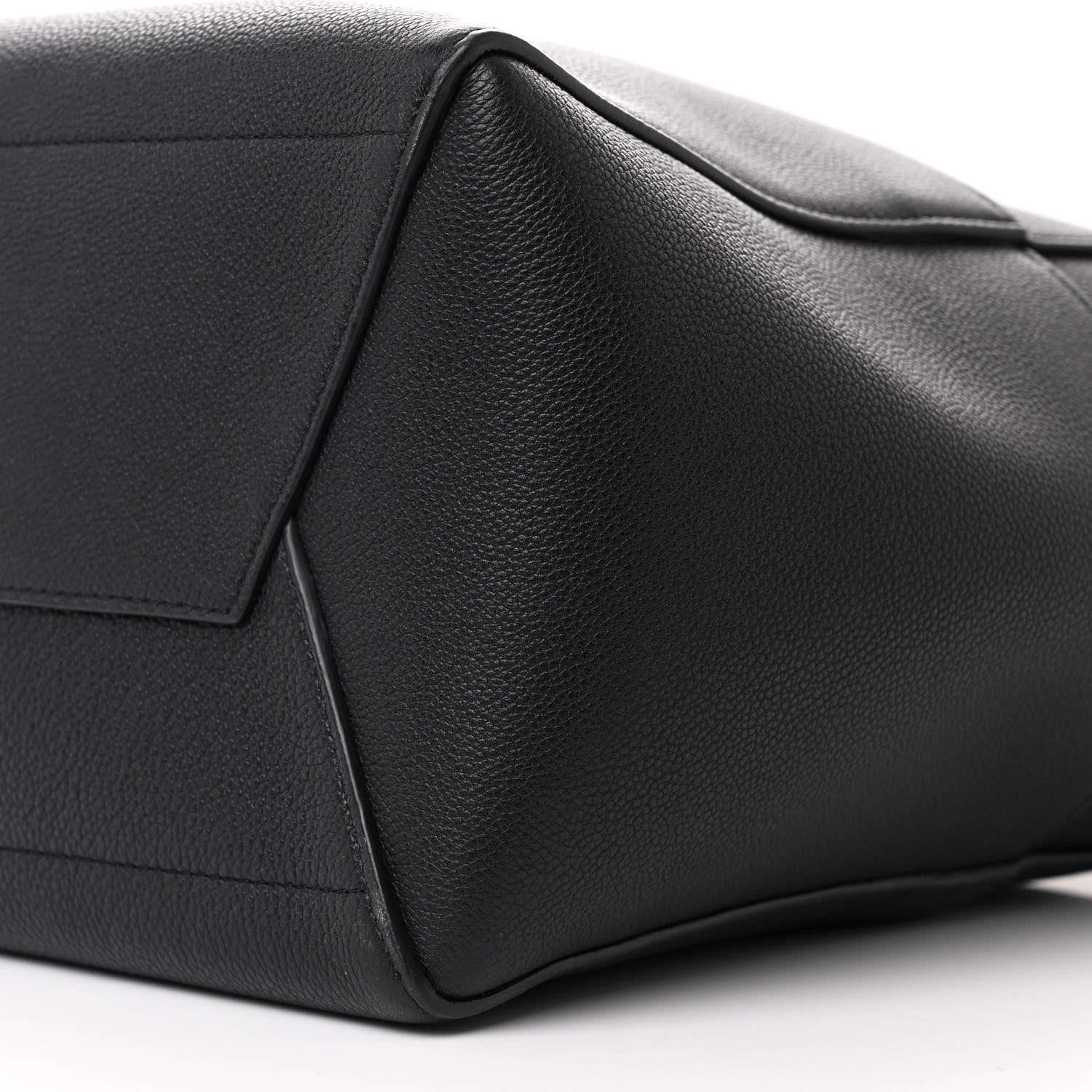 Celine Soft Grained Calfskin Sangle Bucket Bag Black 10 of 11