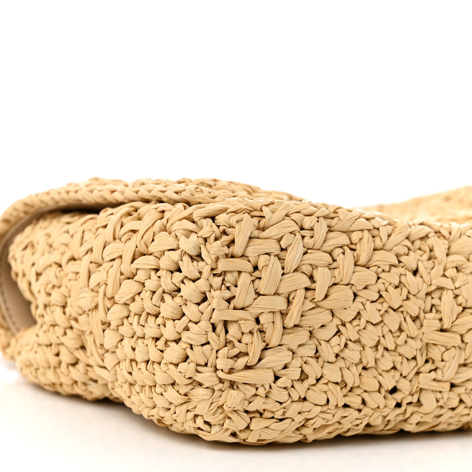 Saint Laurent Raffia Monogram Medium Jamie Natural Avorio 9 of 11