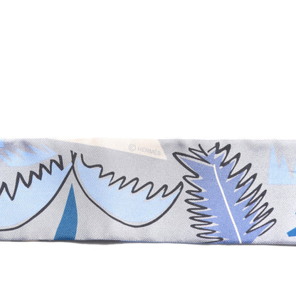 Hermes Silk Sea Surf and Fun Twilly Anthracite Marine Jean 3 of 5