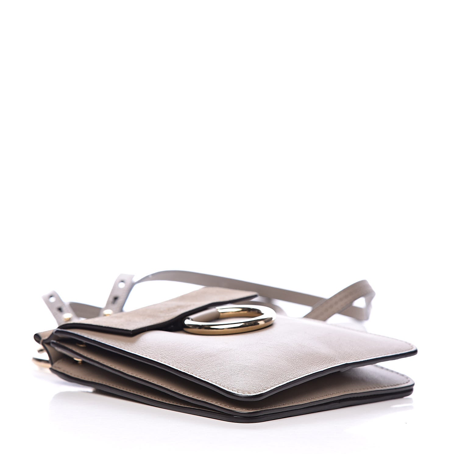 Chloe Suede Calfskin Mini Faye Bracelet Bag Motty Grey 4 of 10