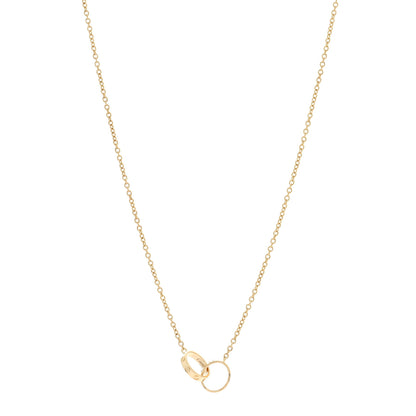 Cartier 18K Yellow Gold Interlocking LOVE Necklace 1 of 5