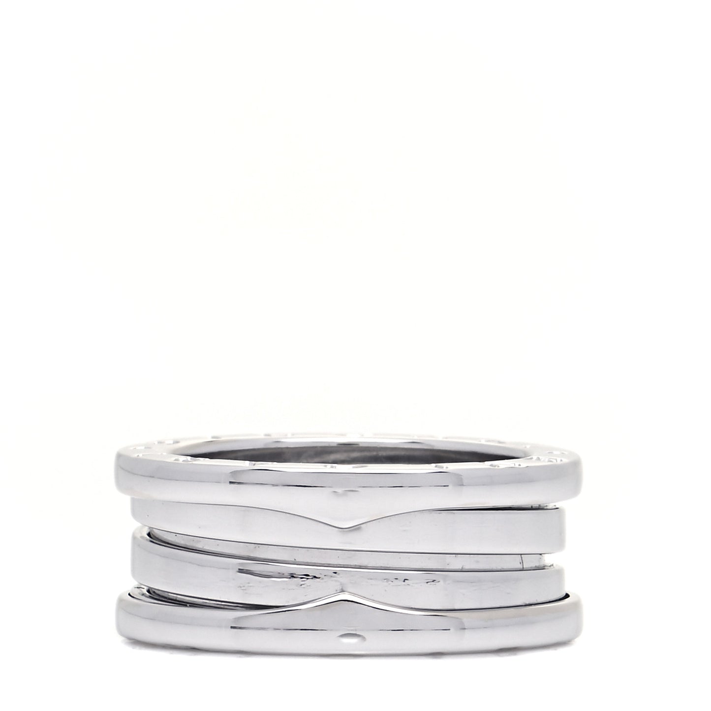 18K White Gold B.Zero1 Three-Band Ring 52 6