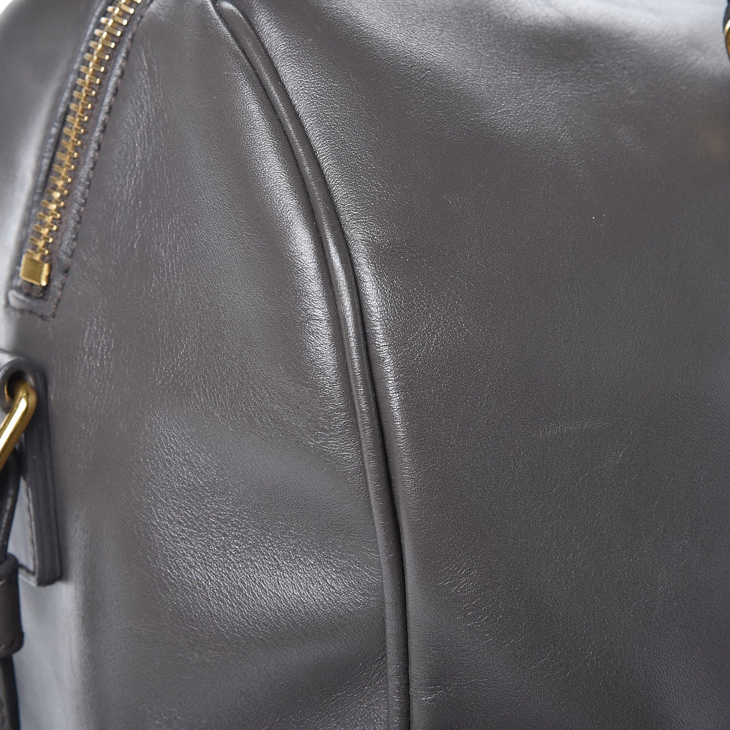 Saint Laurent Calfskin Classic Duffle 6 Earth 12 of 12
