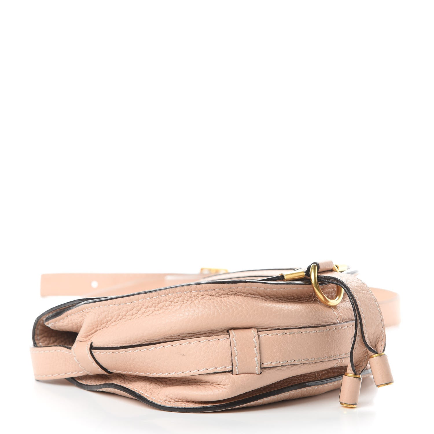 Chloe Calfskin Mini Marcie Round Crossbody Bag Blush Nude 4 of 14