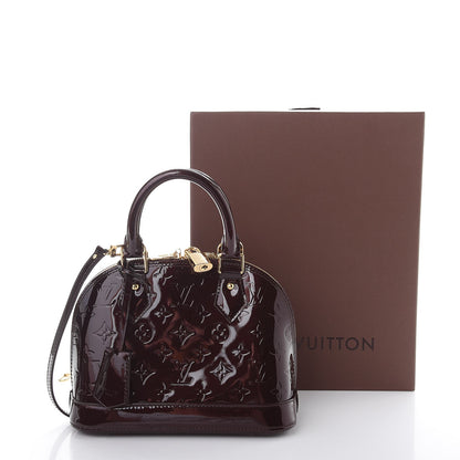 Louis Vuitton Vernis Alma BB Amarante 8 of 8