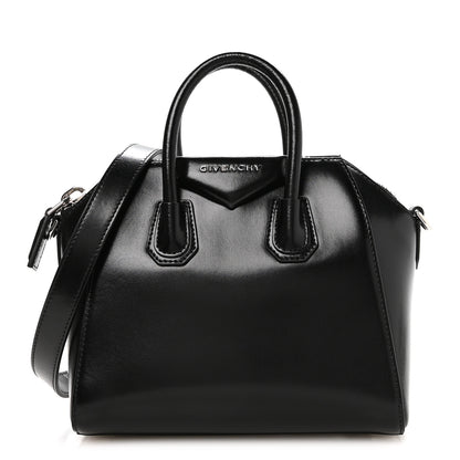 Givenchy Shiny Lord Calfskin Mini Antigona Black 1 of 10
