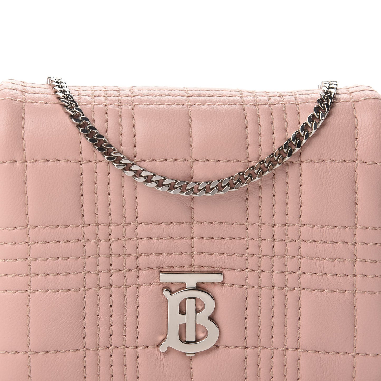 Lambskin Quilted Micro Lola Bag Blush Pink