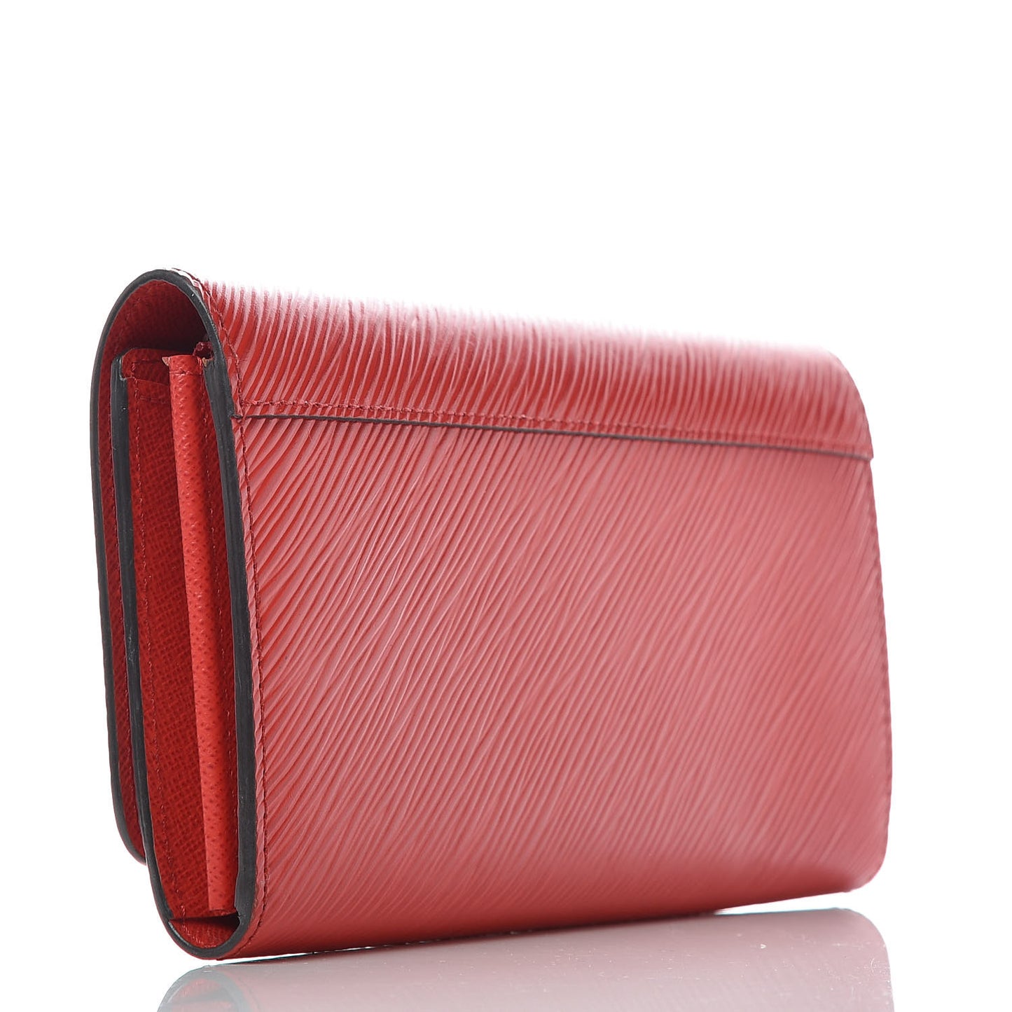 Epi Twist Wallet Coquelicot