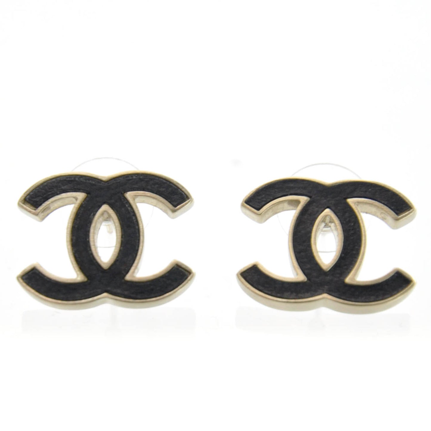CC Earrings Black