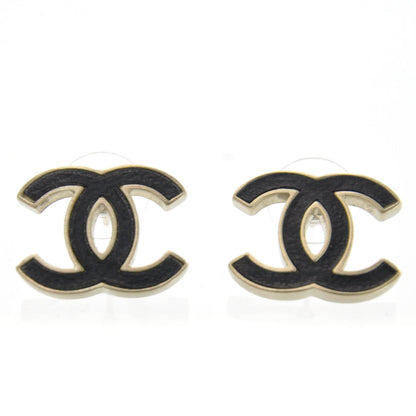 Chanel CC Earrings Black 1 of 3
