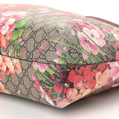 Gucci GG Supreme Monogram Blooms Medium Reversible Tote Beige Multicolor Dry Rose 12 of 16