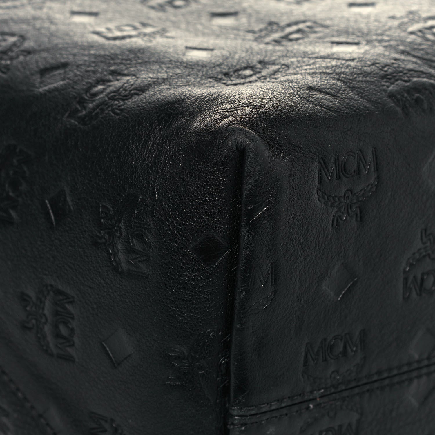 MCM Calfskin Ottomar Monogram Large Klara Hobo Black 8 of 14