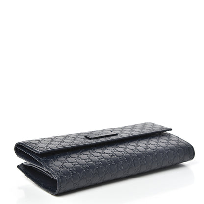 Gucci Microguccissima Continental Flap Wallet Navy 4 of 10