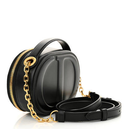 Christian Dior Calfskin CD Signature Oval Crossbody Camera Bag Black 3 of 10