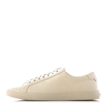 Saint Laurent Calfskin Andy Low Top Sneakers 40 Dark Coquille 1 of 11