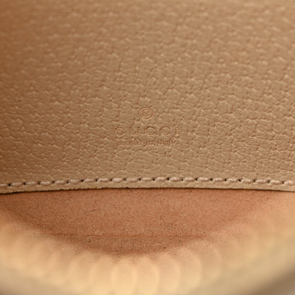 Gucci GG Supreme Monogram Textured Dollar Calfskin Web Mini Ophidia Half Moon Hobo Beige Ebony Mystic White 6 of 11