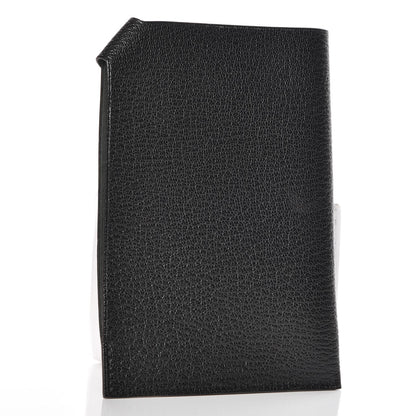 Hermes Chevre Mysore Tarmac PM Passport Holder Black 3 of 10