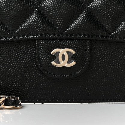 Chanel Caviar Quilted Classic Pouch With Handle Black 8 of 9