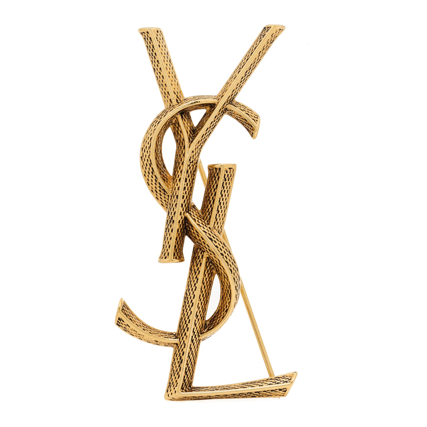 Monogram Opyum Brooch Gold