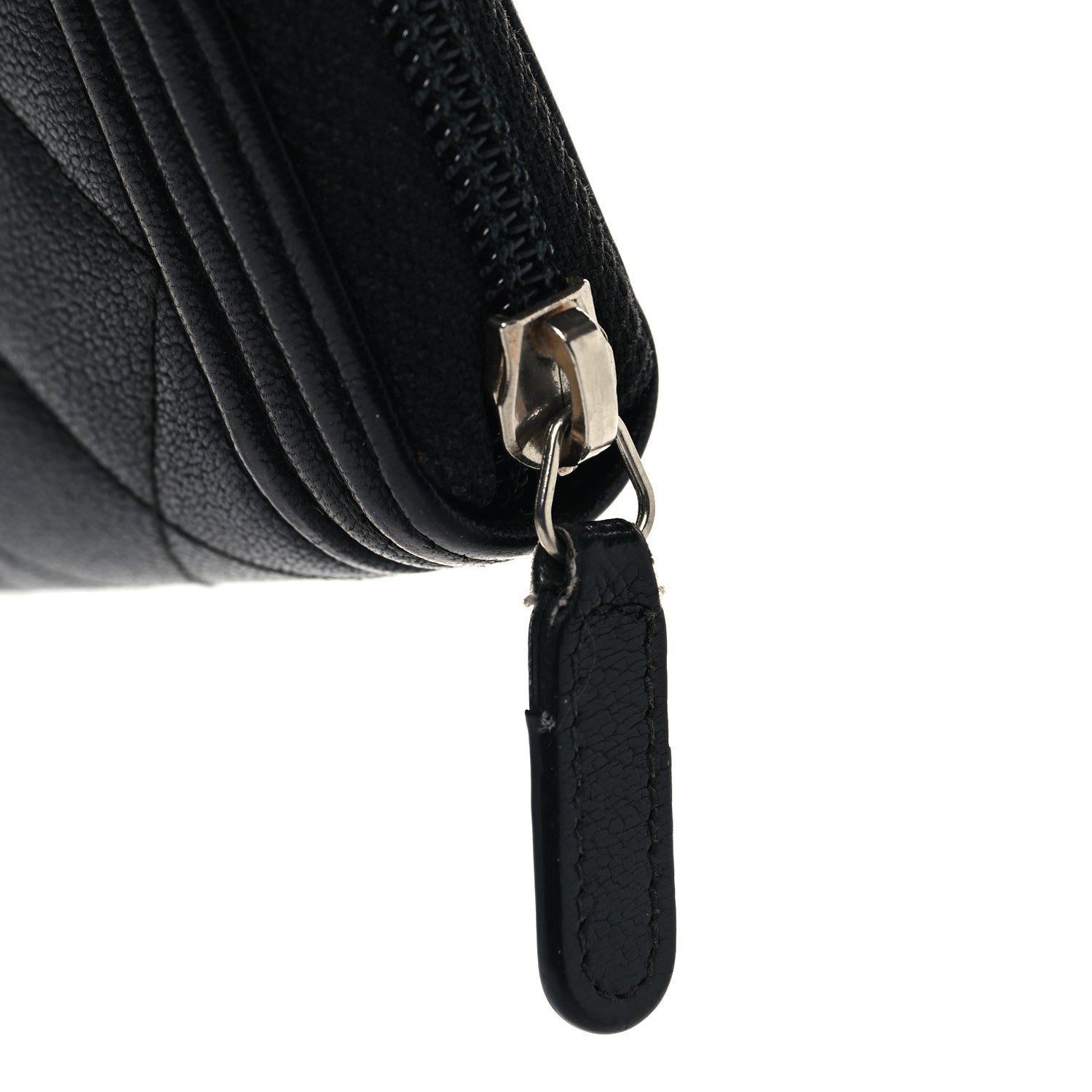 Chanel Caviar Quilted Boy Long Zip Around Wallet Black 10 of 10