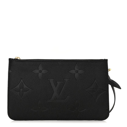 Louis Vuitton Empreinte Monogram Giant Neverfull MM Pochette Black 1 of 10