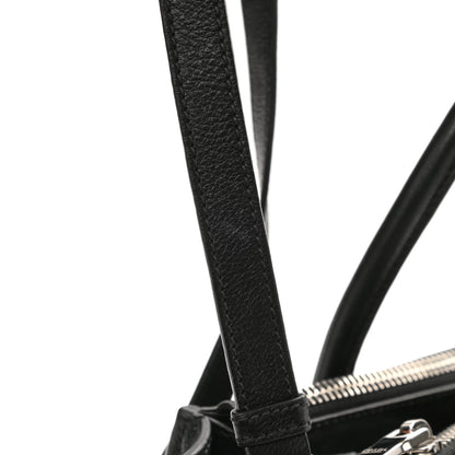 Prada City Calf Medium Galleria Double Zip Tote Black 12 of 12