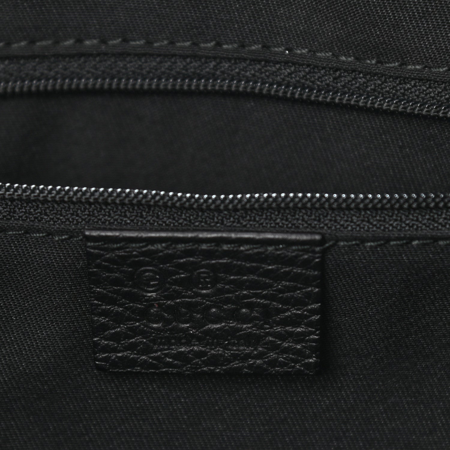 Gucci Denim Monogram Abbey D Ring Hobo Black 6 of 10