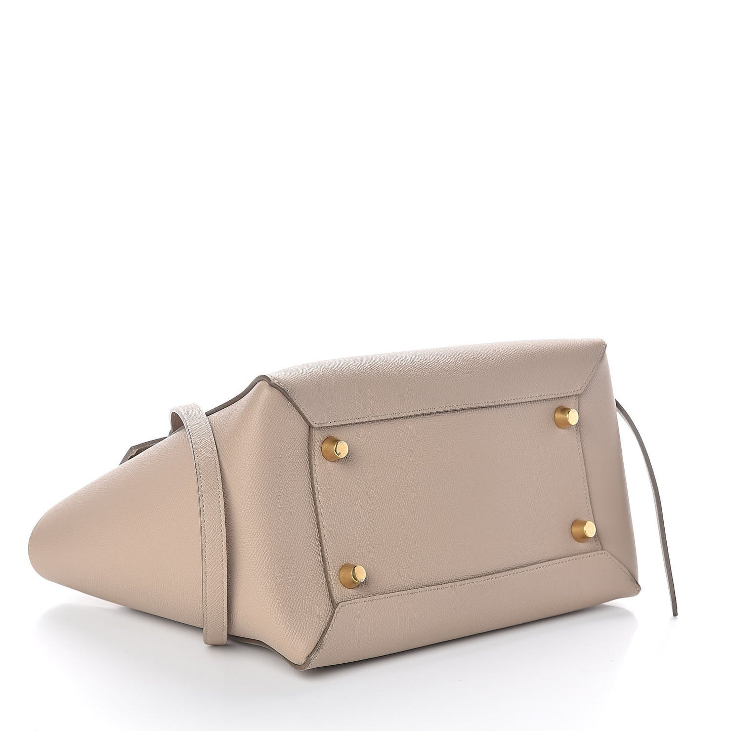 Grained Calfskin Mini Belt Bag Light Taupe