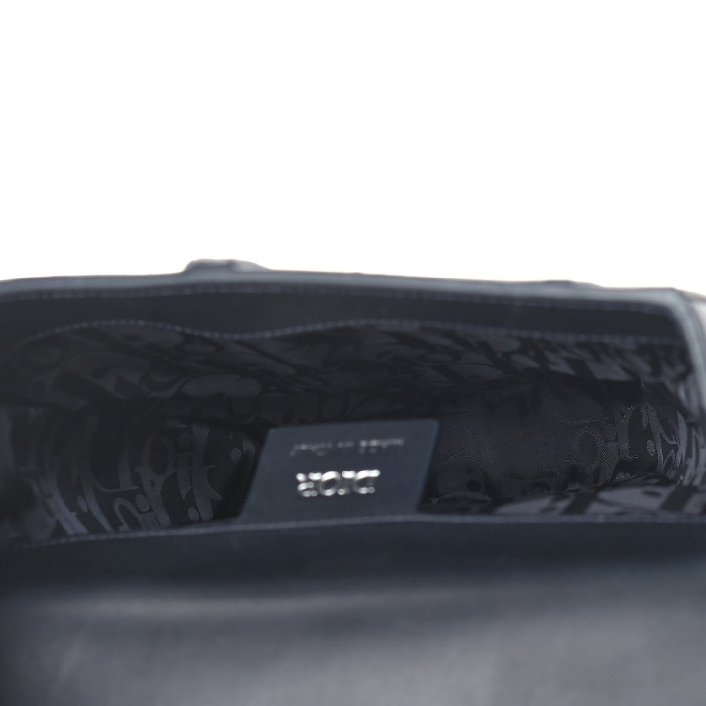 Calfskin Crossbody Saddle Bag Navy Blue