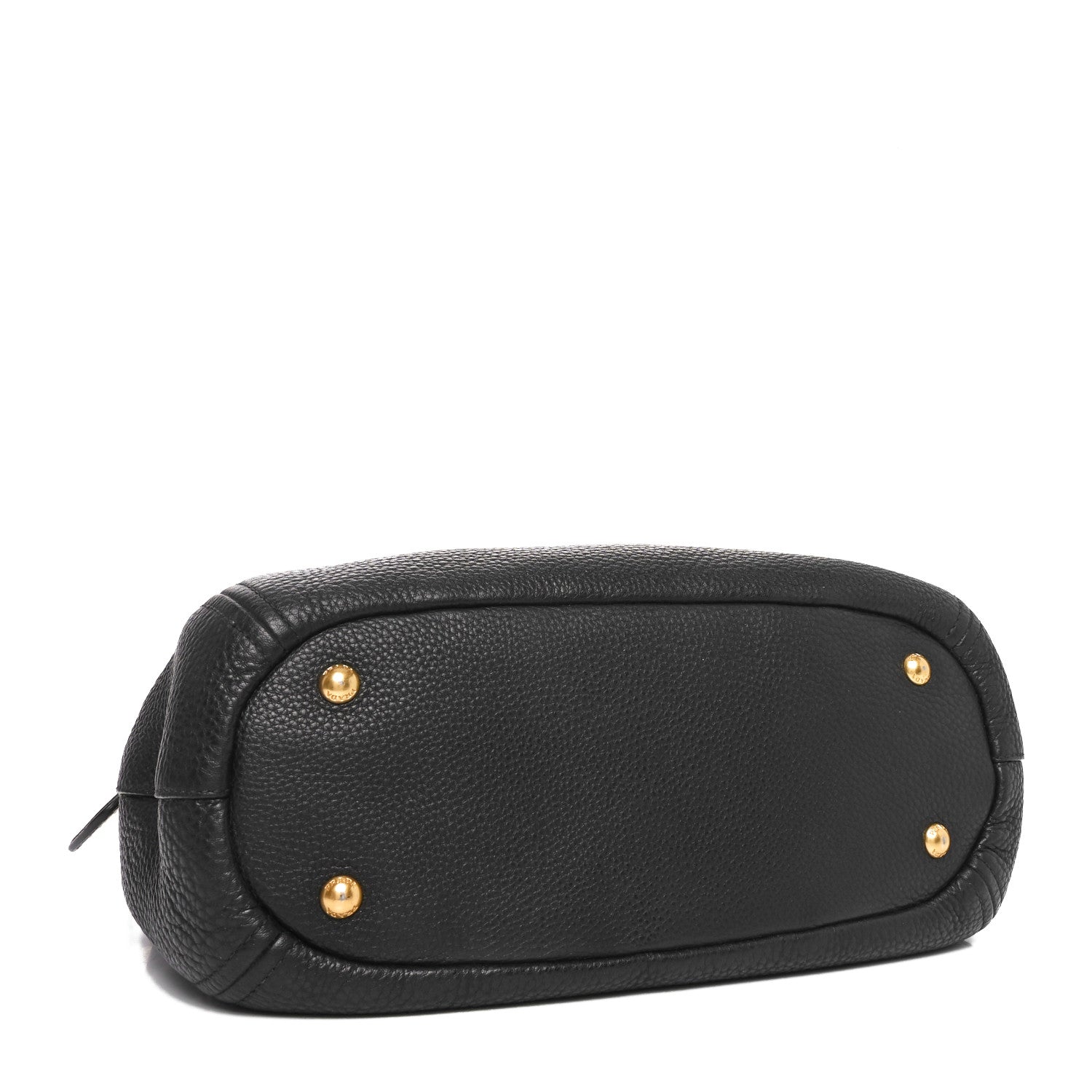 Prada Vitello Phenix Shoulder Bag Black 4 of 9