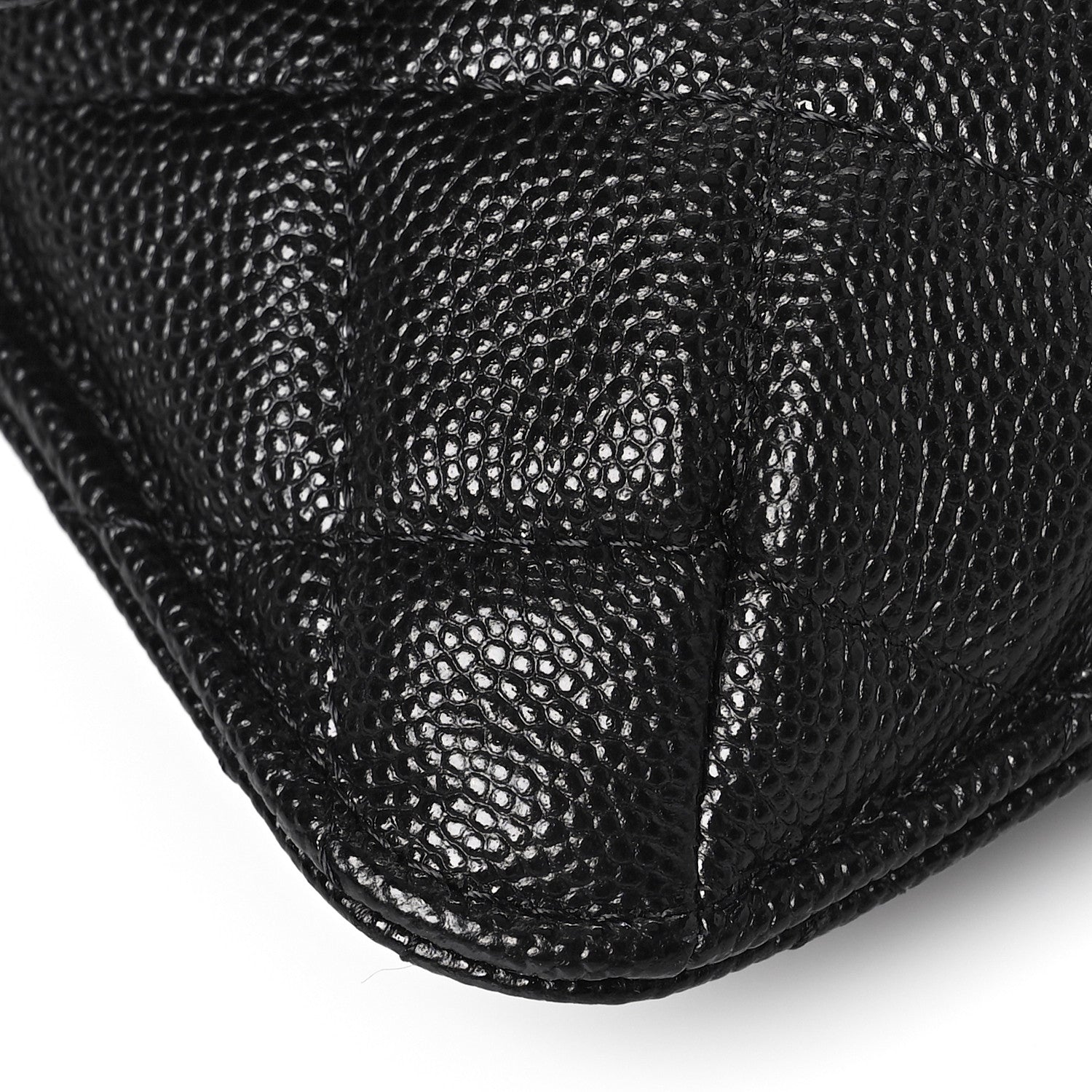 Chanel Caviar Fabric Graffiti Foldable Tote Bag With Chain Black Multicolor 11 of 15