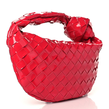 Bottega Veneta Patent Nappa Intrecciato Mini Jodie Candy Stripe 3 of 11