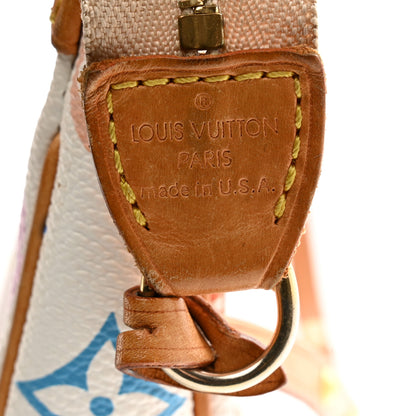 Louis Vuitton Monogram Multicolor Pochette Accessories White 6 of 10