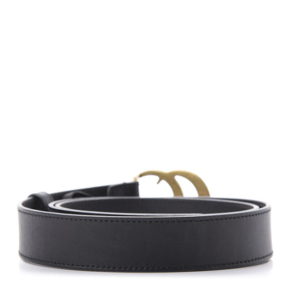 Gucci Calfskin Double G 30mm Belt 90 36 Black 2 of 5