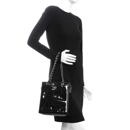 Chanel Patent CC Tote Black 2 of 9