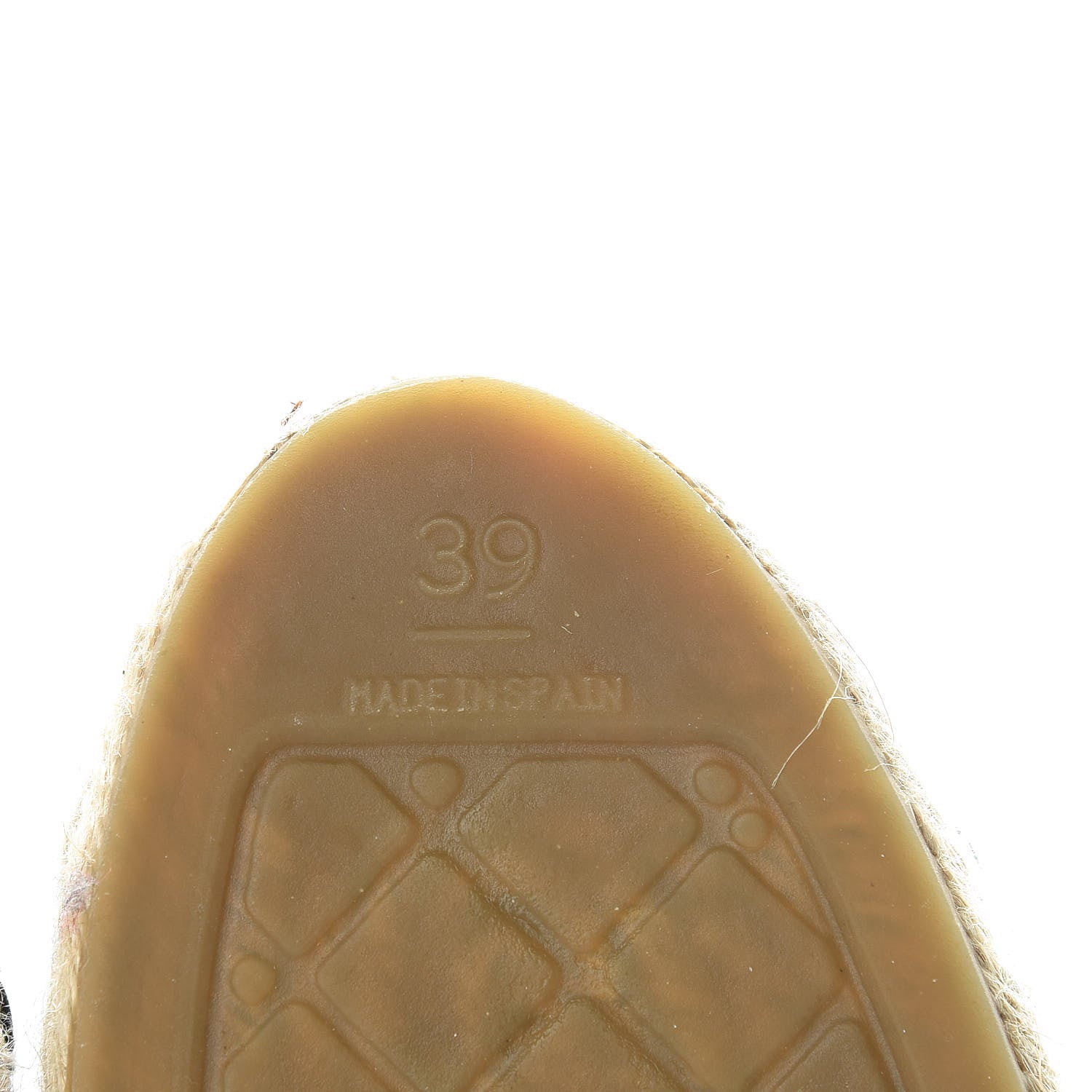 Chanel Lambskin CC Espadrilles 39 Black 6 of 12