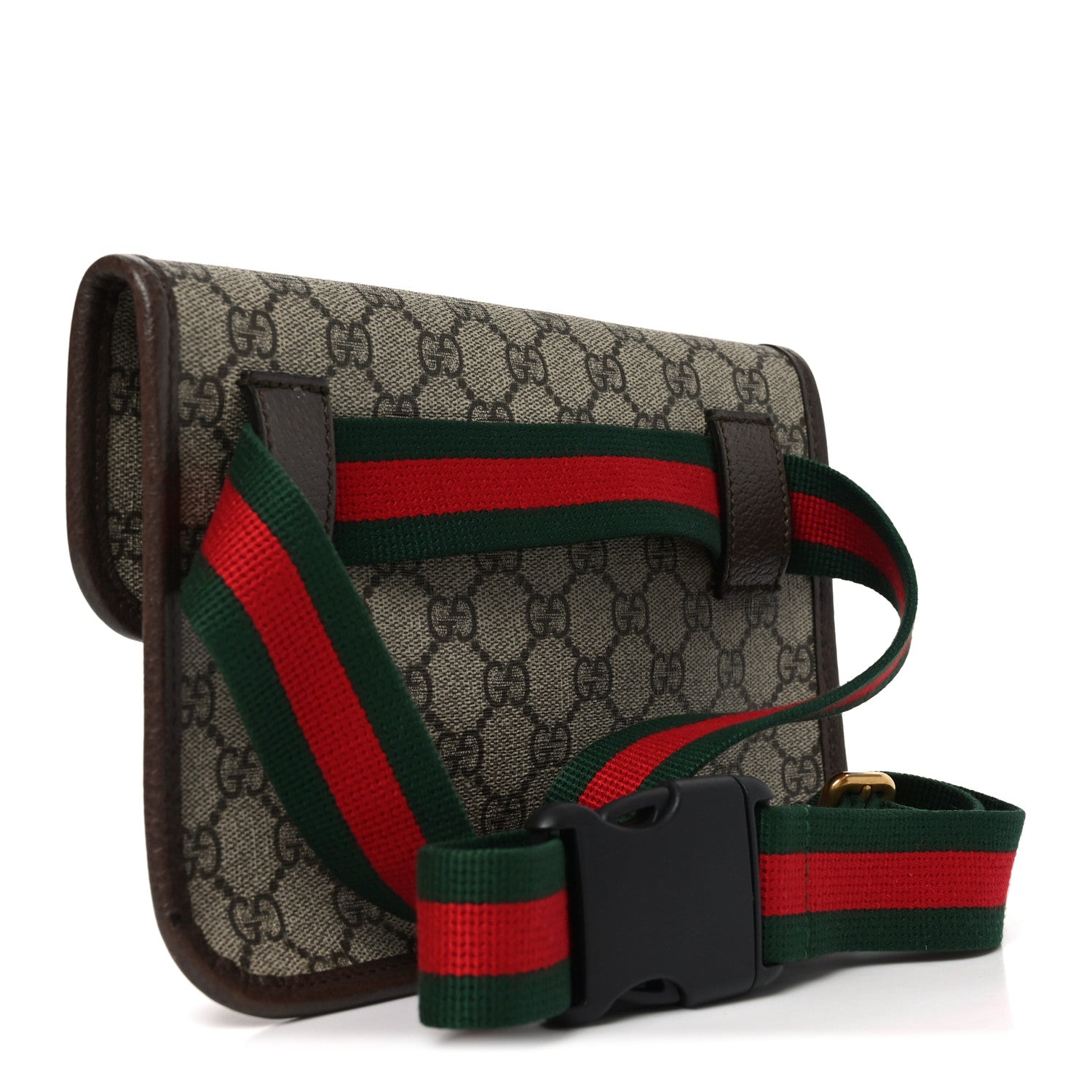 Gucci GG Supreme Monogram Neo Vintage Web Belt Bag Brown 2 of 8