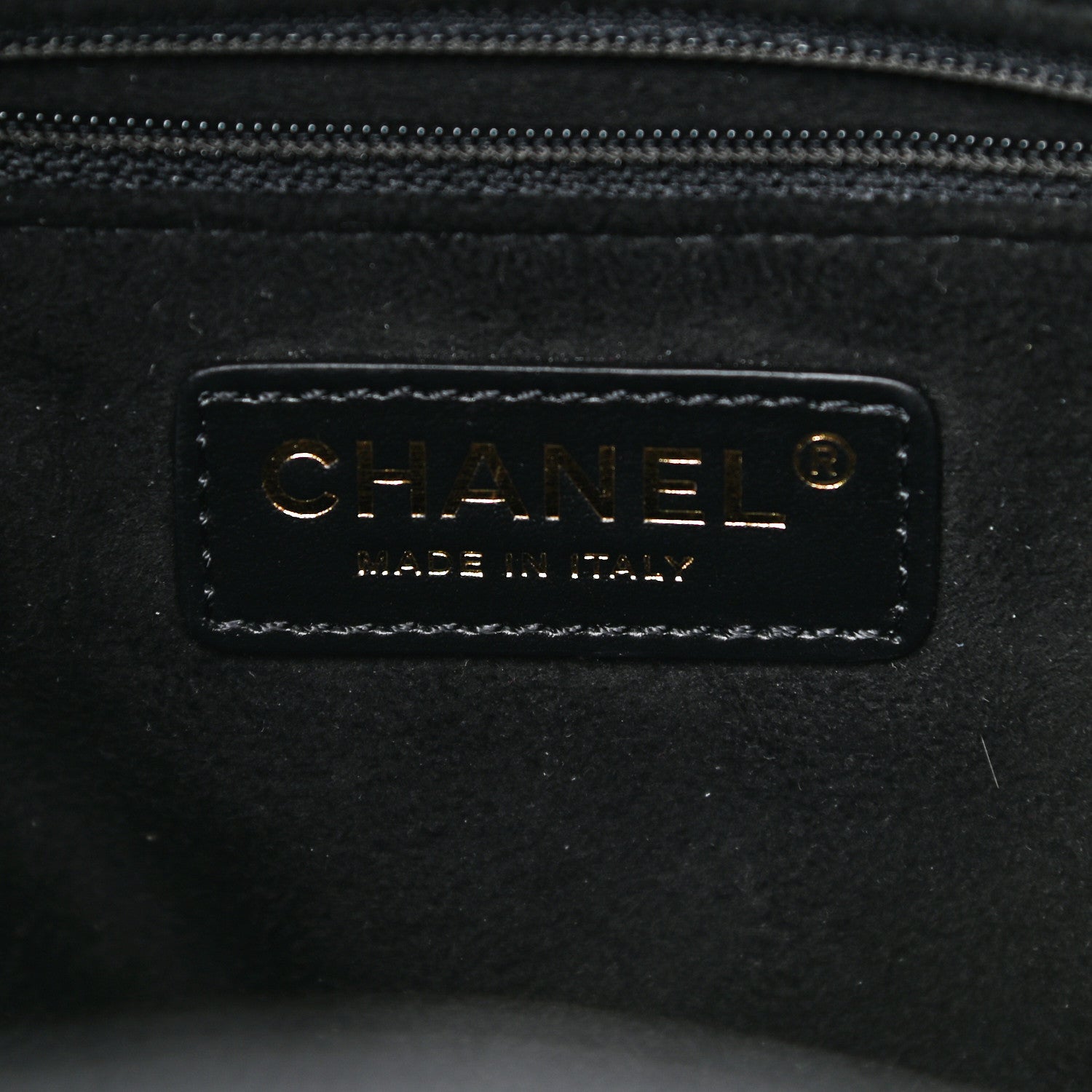 Chanel Caviar Deauville Drawstring Bucket Bag Black 6 of 10